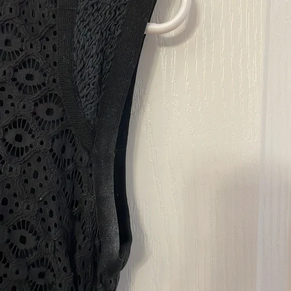 Sea New York Black EYELET Dress Size 2 - Picture 4 of 7